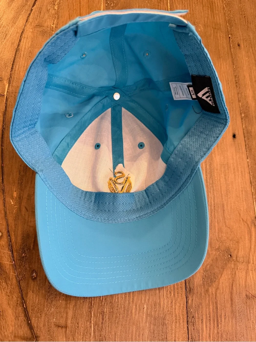 Sage Valley Golf Club Light Blue Embroidered Logo Baseball Cap, EUC